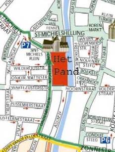 Plattegrond bereikbaarheid Het Pand